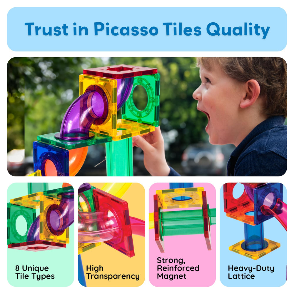 PicassoTiles gift-ready set is ideal for collaborative, family-friendly learning.