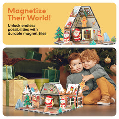 PicassoTiles gingerbread-man tile invites storytelling and symmetric layouts.