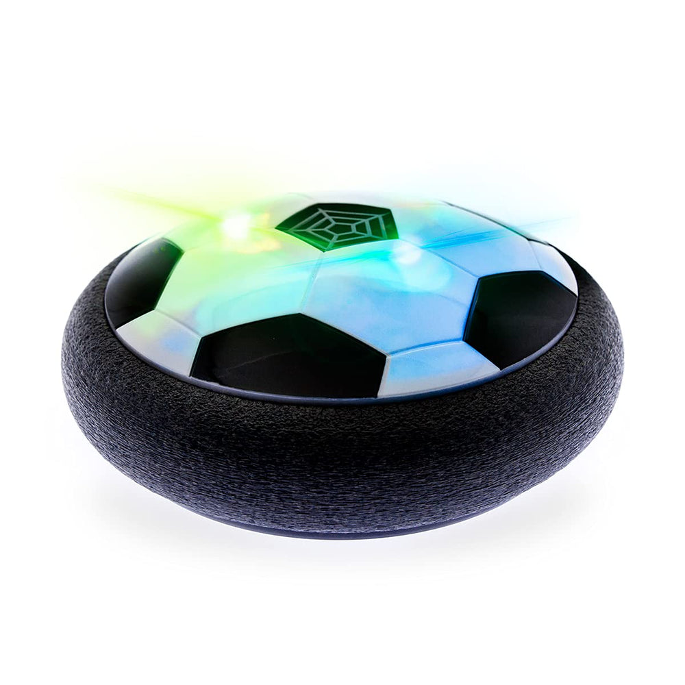 PicassoTiles Hoverball with glowing LEDs lighting up indoor play and tracking movement