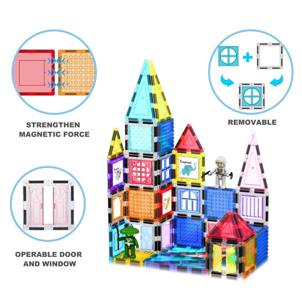 PicassoTiles idea book provides prompts to spark new builds