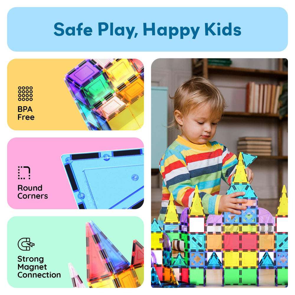 PicassoTiles indoor-outdoor playset invites creative exploration anywhere.