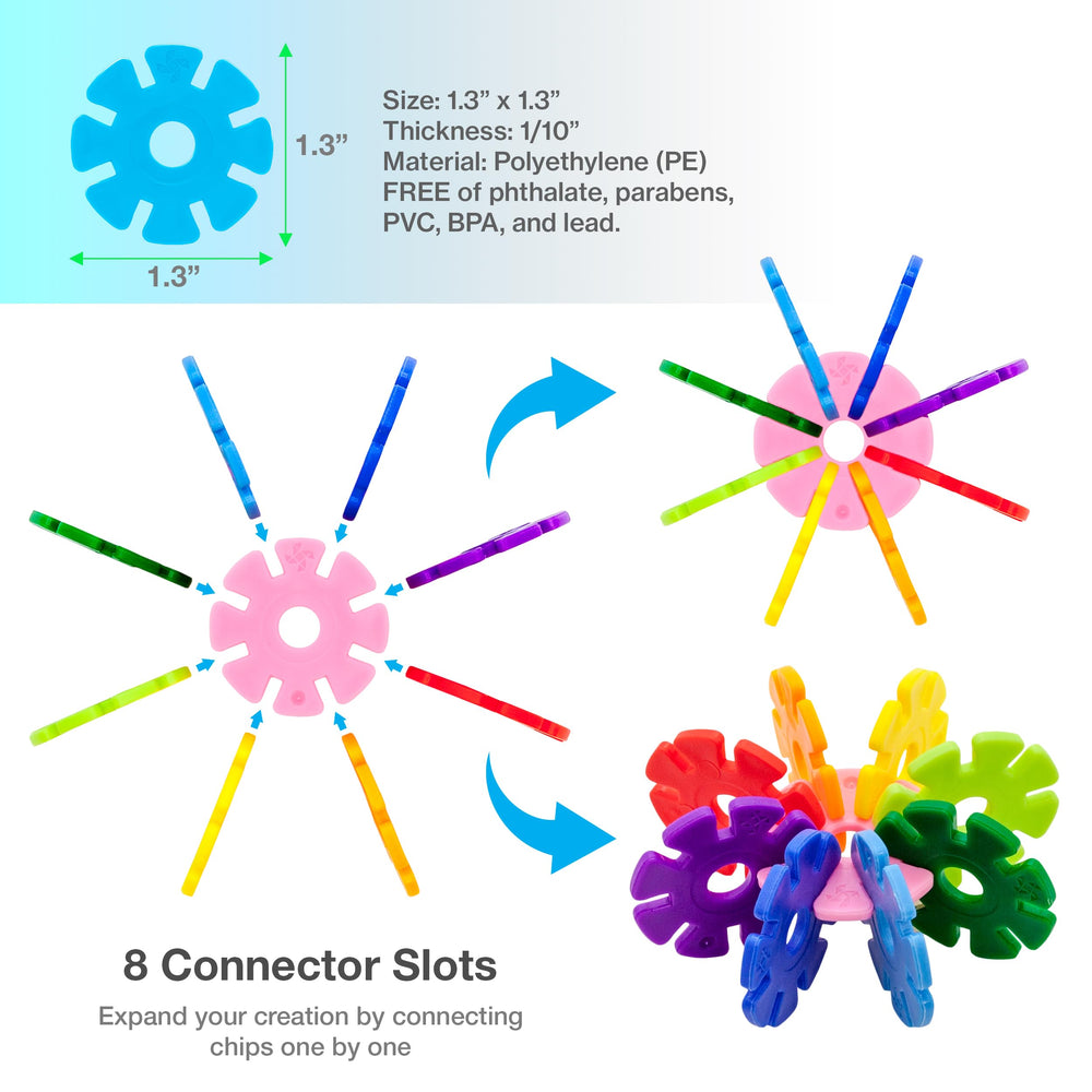 Durable PicassoTiles interlocking pieces provide safe, long-lasting play experiences.