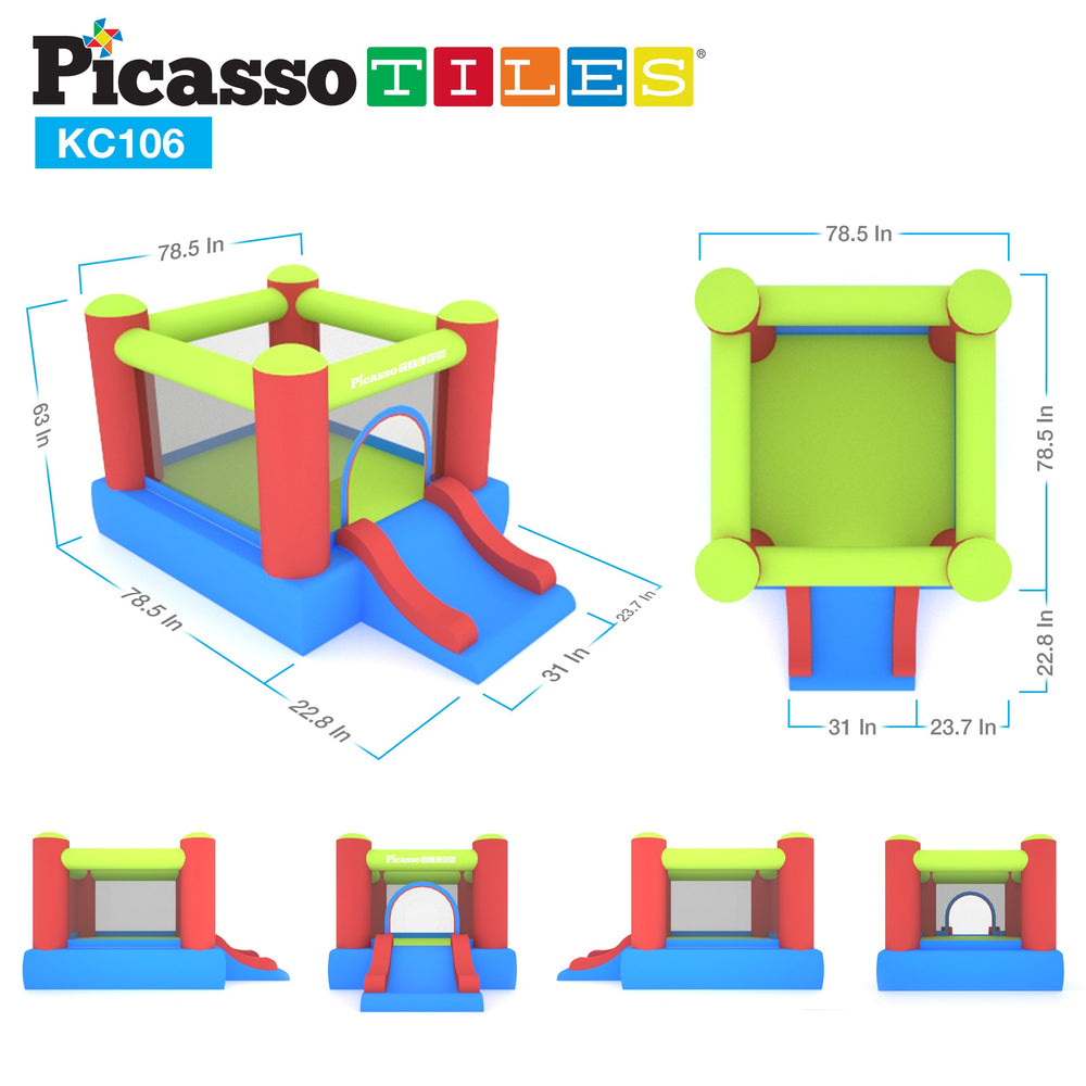 PicassoTiles KC106 easy setup enables quick, frustration-free assembly.