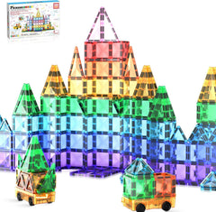 PicassoTiles kid-friendly packaging supports ages 3 and up learning