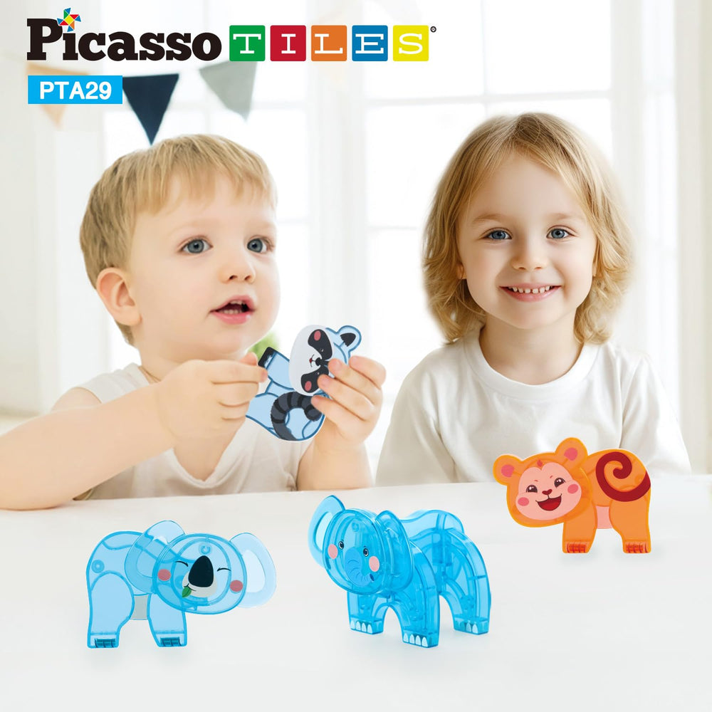 PicassoTiles koala action figure for hands-on building and storytelling.