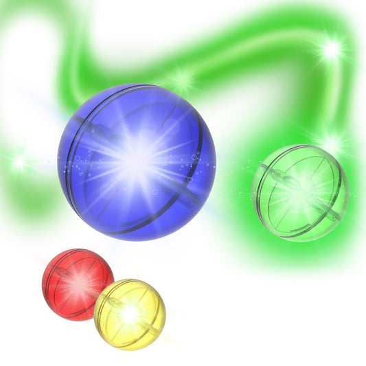 PicassoTiles LED marbles glow in the dark for exciting night-time marble runs.