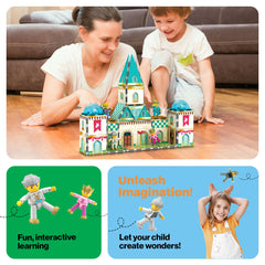 PicassoTiles magnetic building blocks support hands-on construction