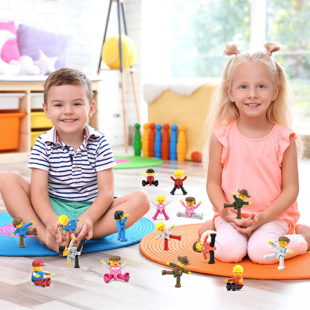 PicassoTiles magnetic characters playset ready to spark role play and social language skills