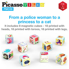 PicassoTiles Magnetic Expression animal models inspire imaginative group learning.