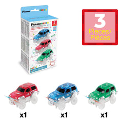 PicassoTiles magnetic track compatibility enables seamless expansion with other sets