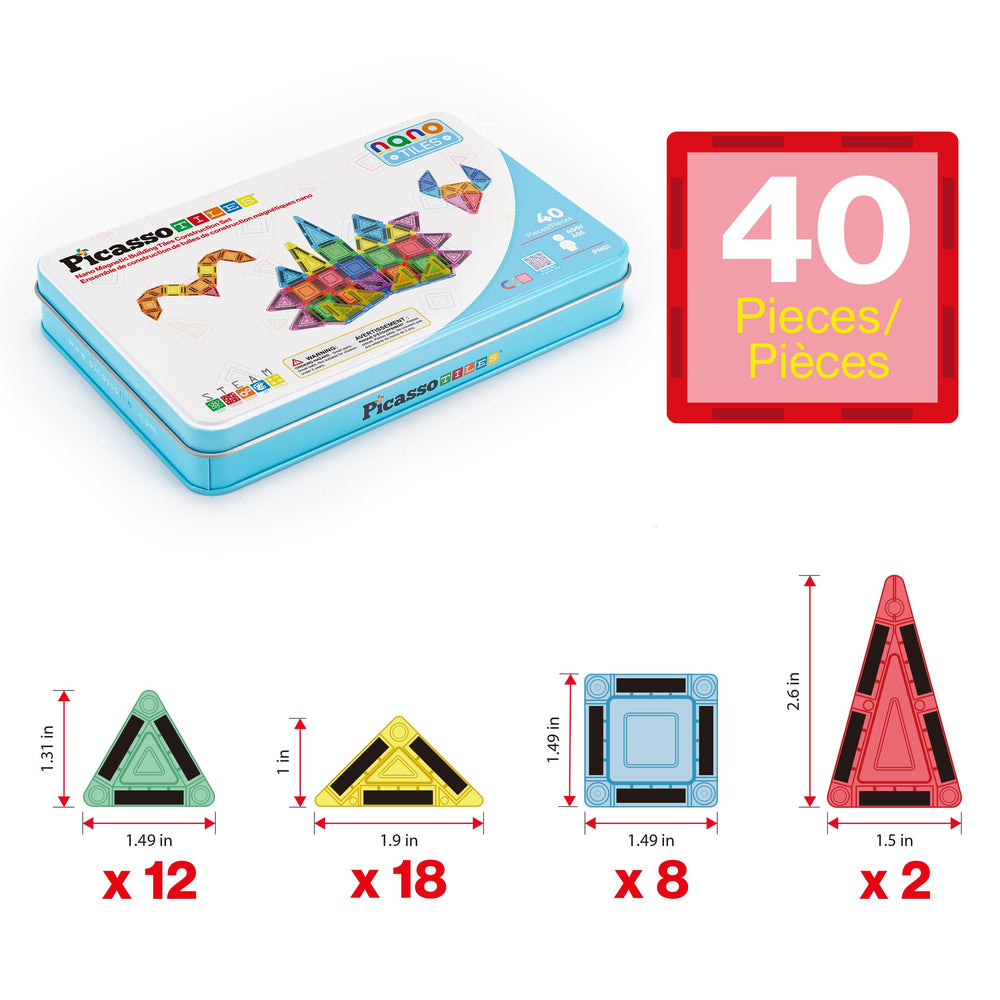 PicassoTiles Nano safe durable edges ensure kid safety