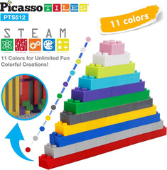 PicassoTiles non-toxic ABS plastic ensures safe, durable play for children