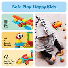 PicassoTiles PTB112 STEM learning toy encourages early engineering exploration.