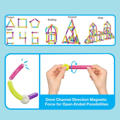 PicassoTiles PTX100 BPA-free ABS components ensure safe, durable hands-on fun