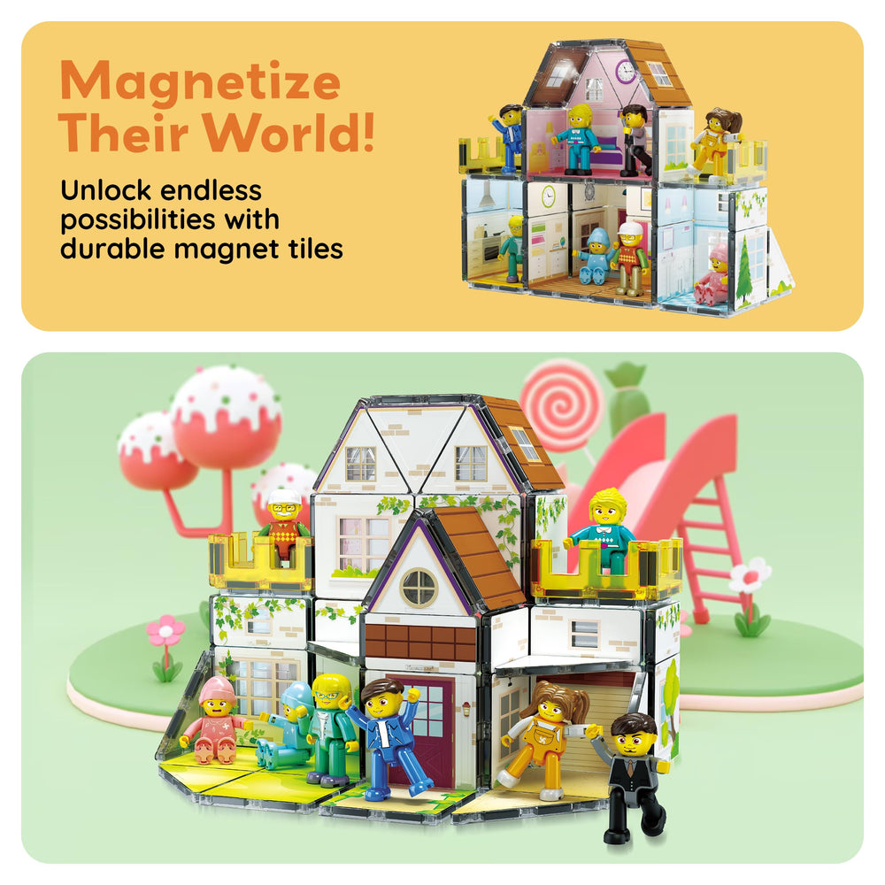 PicassoTiles BPA-free ABS plastic ensures safe, smooth edges during play.