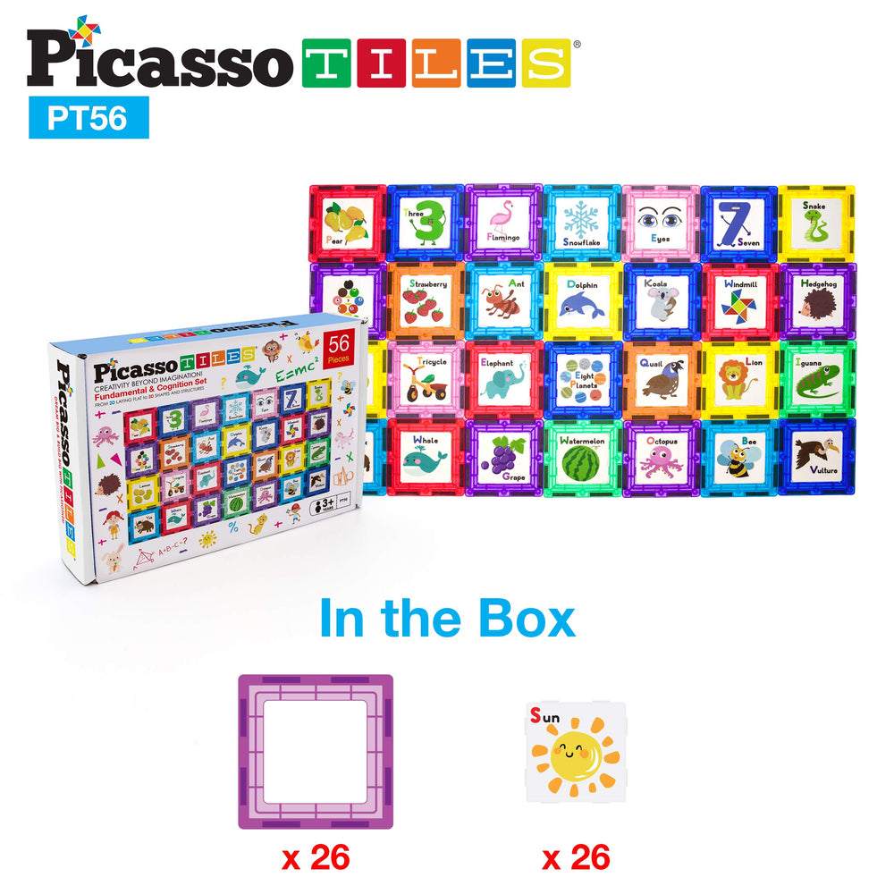 PicassoTiles safe materials BPA-free plastic and sturdy magnets.