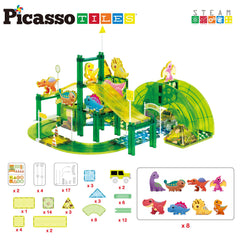 PicassoTiles street sign accessories enhance city scene building and storytelling.