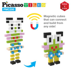 PicassoTiles compact set is ideal for travel and classroom use.