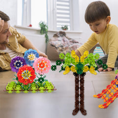 PicassoTiles twelve-color palette enables vibrant STEM building projects