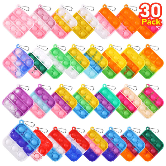PICcircuit mini pop keychain for classroom prizes and party favors.