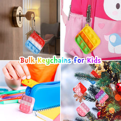 PICcircuit colorful fidget keychain ideal for backpacks and focus.