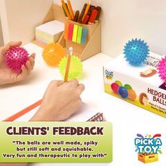 PICK A TOY eco-friendly rubber ball promotes mindful squeezing