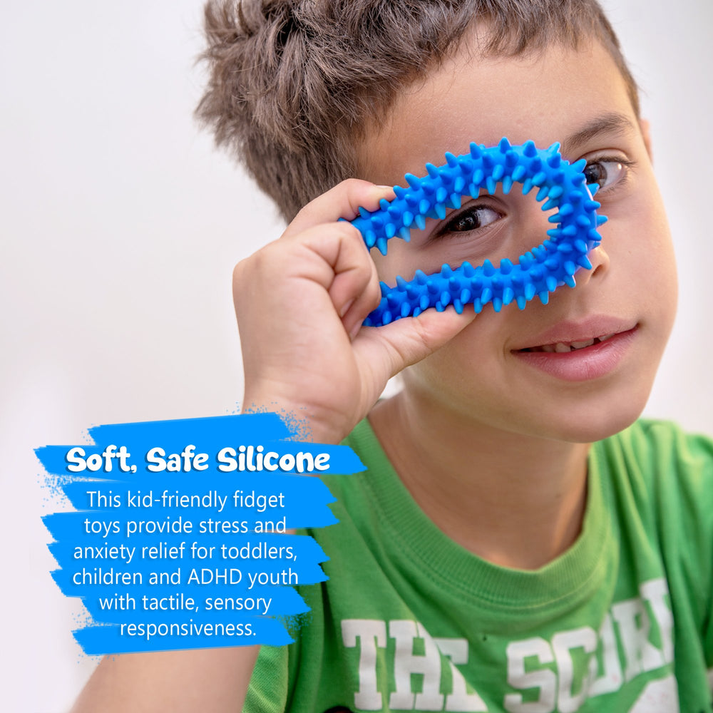 PICK A TOY Hedgehog Rings colorful design supporting focused play.