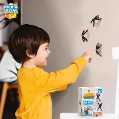 PICK A TOY ninjas climbing walls and glass doors