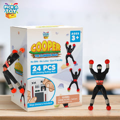 PICK A TOY ninjas flipping and sticking during play