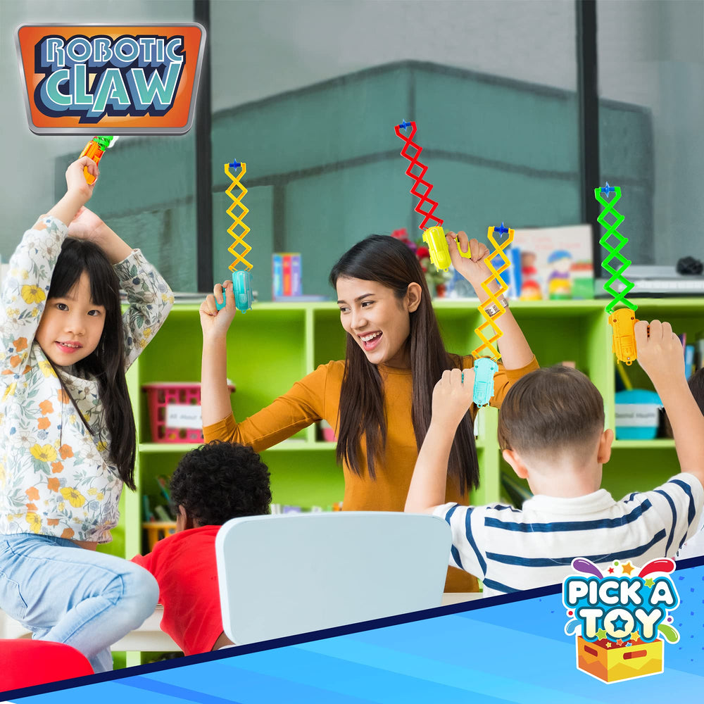 PICK A TOY Roboclaw pack-dexterity enhances hand-eye coordination during imaginative play