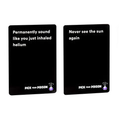 Pick Your Poison family edition imagery showing inclusive play for 3–10 players