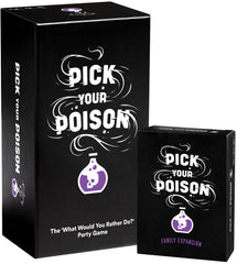 Pick Your Poison box front, ideal for gifting and party planning.