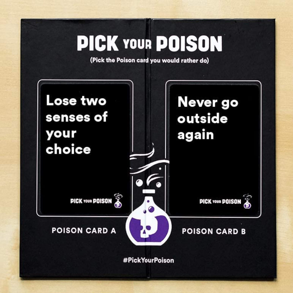Pick Your Poison holiday gift idea, great for gatherings and parties.