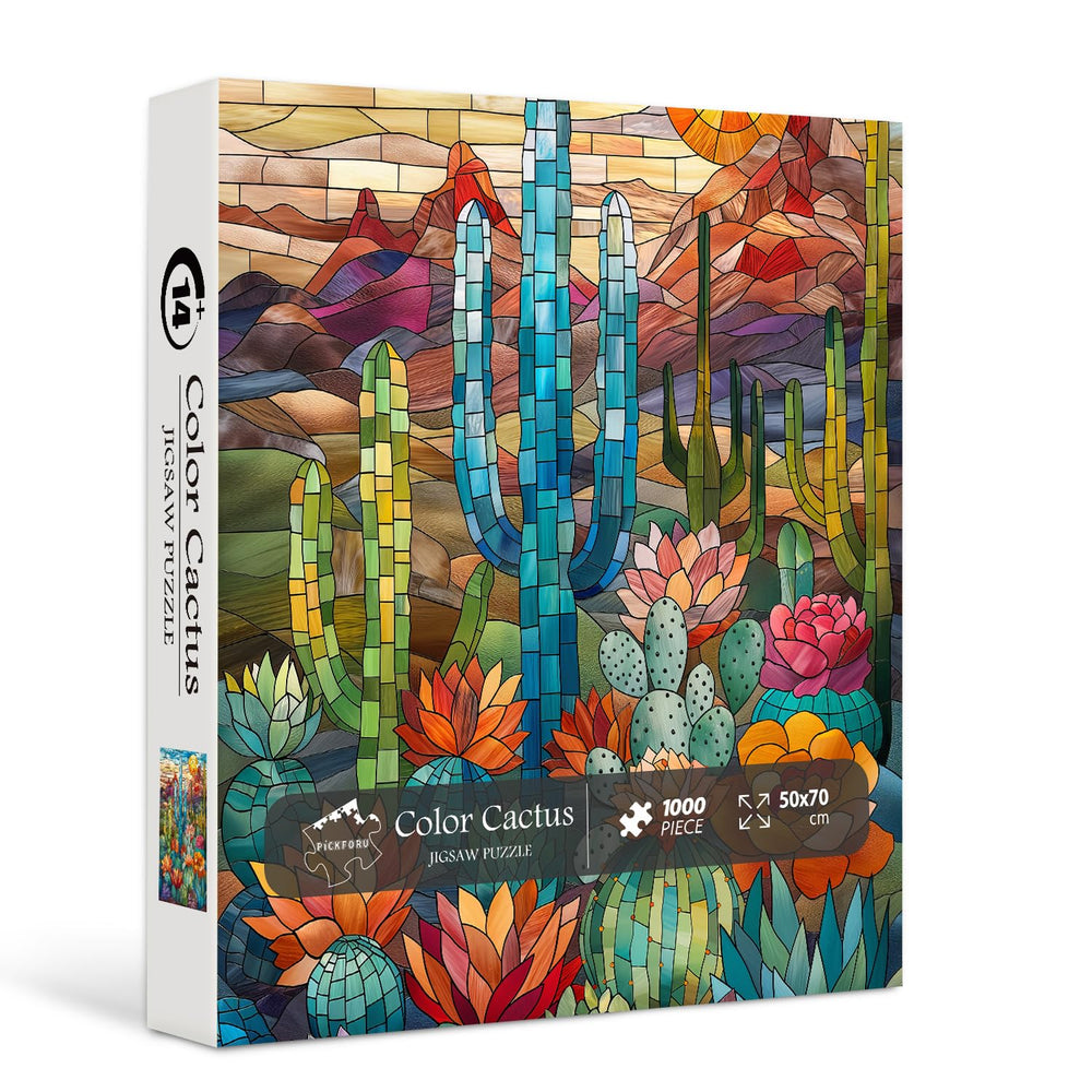 PICKFORU cactus puzzle promotes family time and collaborative activity