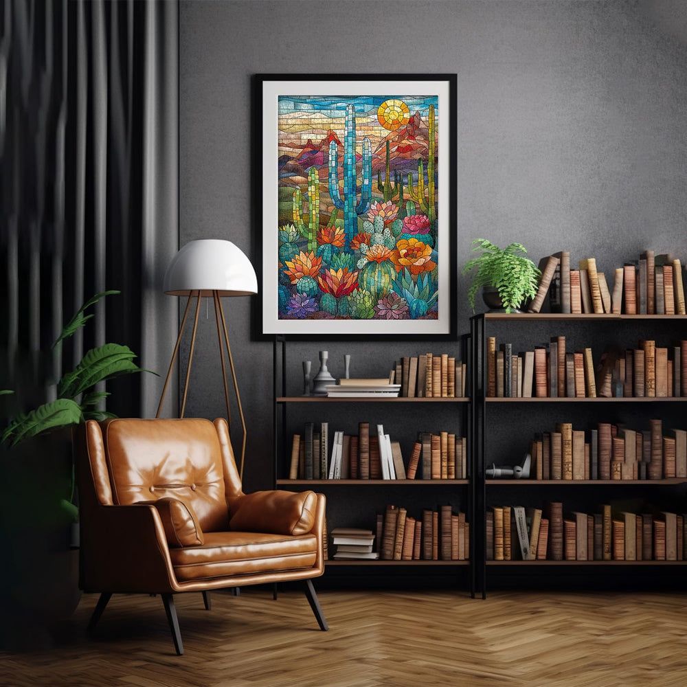PICKFORU poster included to guide cactus puzzle layout