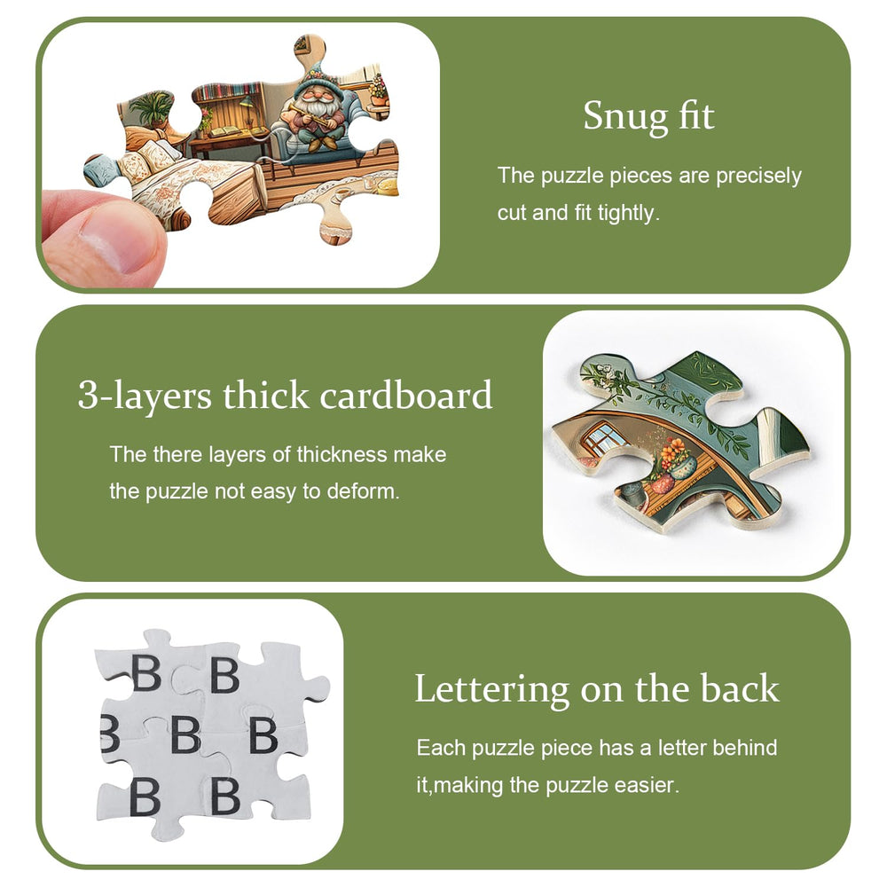 PICKFORU Flower Garden Nature Puzzle shows butterflies and birds for relaxing, colorful decor.