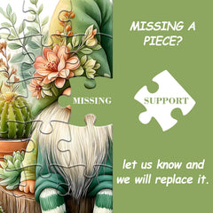 PICKFORU 1000-piece puzzle features matte finish and smooth edges.