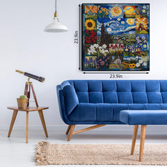 PICKFORU Van Gogh's Rhapsody color-rich pieces highlight precise fits.
