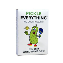 Pickle Everything fast-paced card game shown with bright colors and lively play