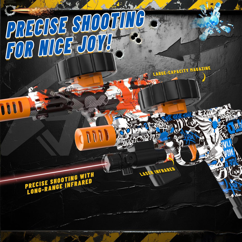 600-round magazine capacity shown with PICKMERA blaster
