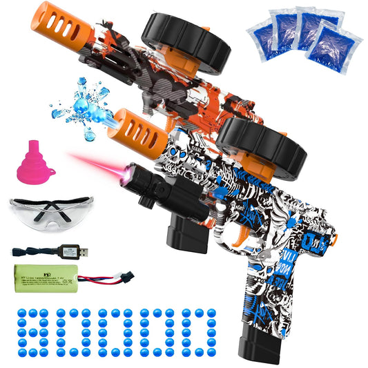 PICKMERA electric gel ball blaster front view in action for outdoor play