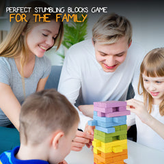 Pidoko Kids wooden blocks with dice included encourage turn-based play and color matching.