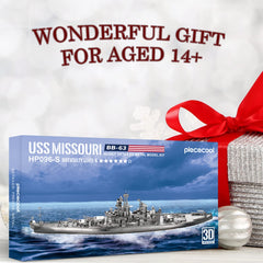 Piececool USS Missouri battleship family build as a weekend project