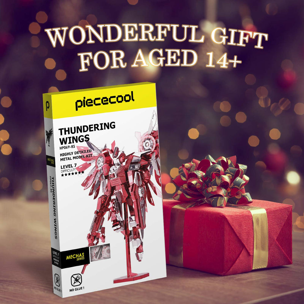 Piececool Thundering Wings gift-ready packaging—great present for puzzlers