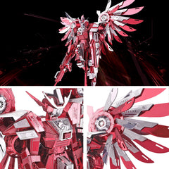 Piececool Thundering Wings side profile—sleek metal sculpture for modern displays