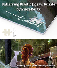 PieceRelax table-top puzzle pieces on a clean surface for smooth assembly.