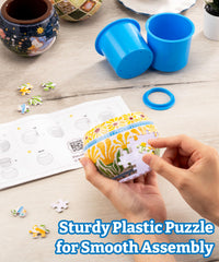 PieceRelax Dreamy Duck dual-layer planter with drainage cup and drip tray.