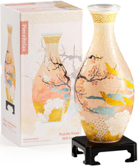 PieceRelax unique-flower-vase-3d-puzzle as a striking centerpiece for modern homes