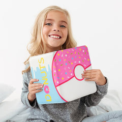 Piefectpie donut binder open pages showing 400-pocket capacity.