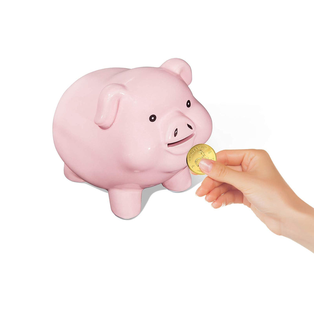 PIG WORLD piggy bank inspires social saving challenges